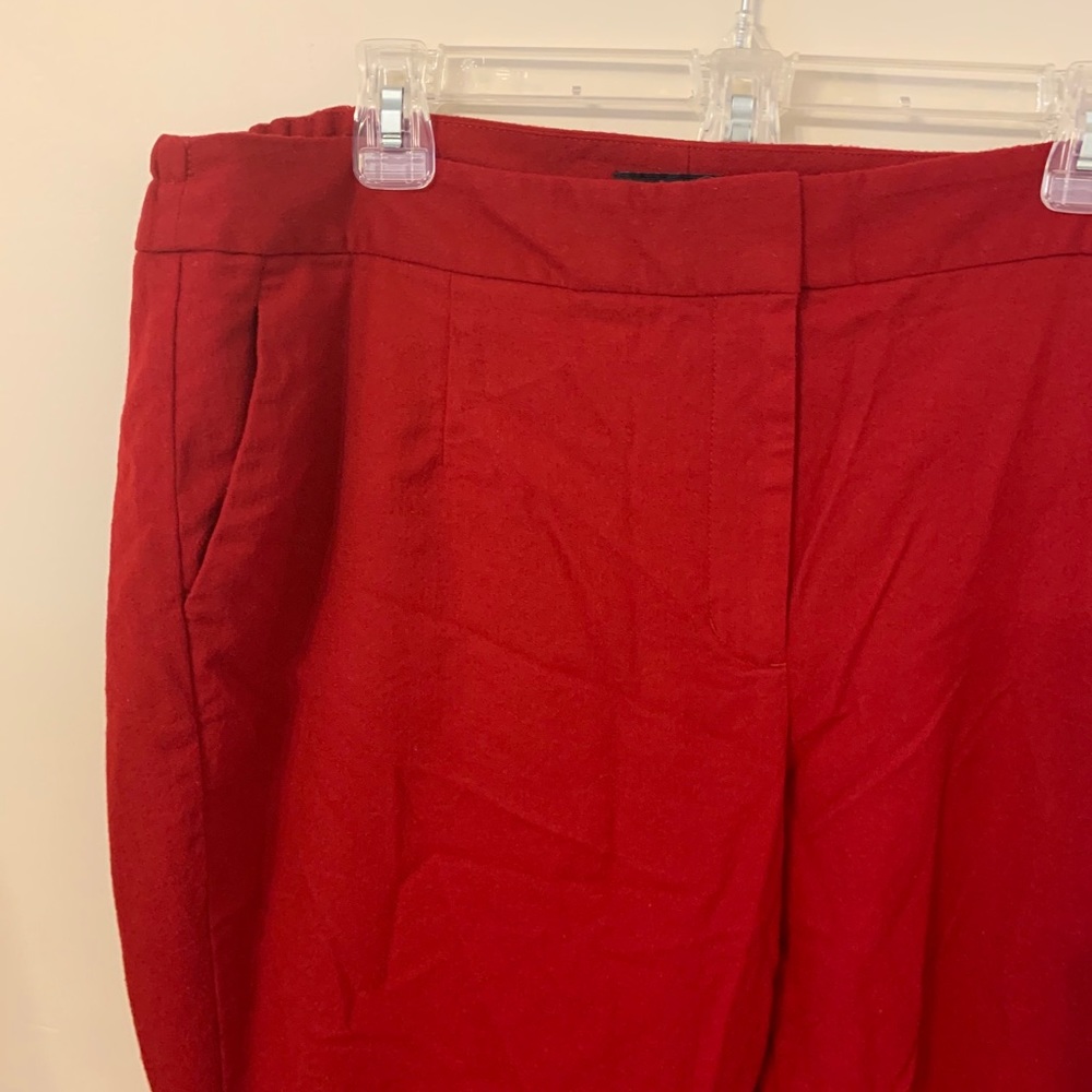 Talbots 18W Red Felt Dress Pants